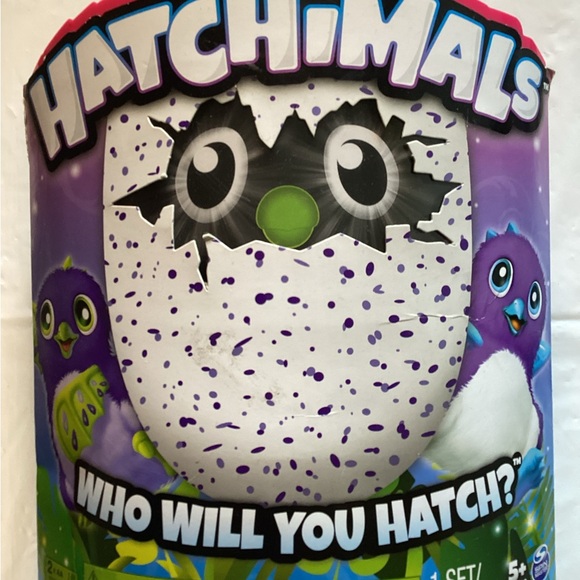 Interactive Egg Toy - Purple and White